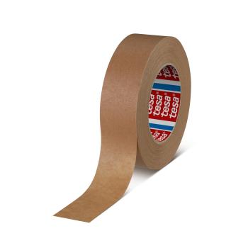 Tesa® 4341 crepe, brown 42 rolls in 50mm x 50m